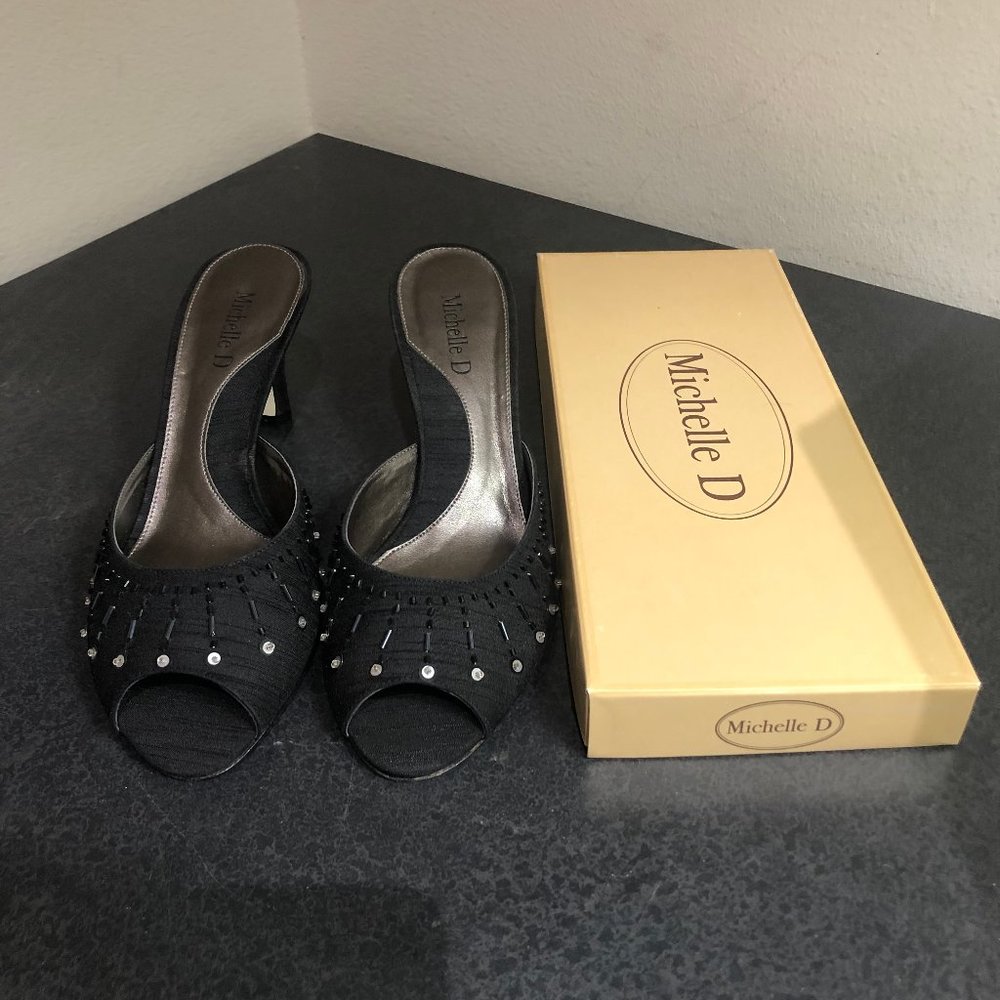 Black Strap Heels